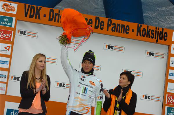 Peter Sagan on the podium